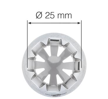 Preview: Küchenprofi Bake Wolkentülle 25 mm glatt 08 0552 28 22